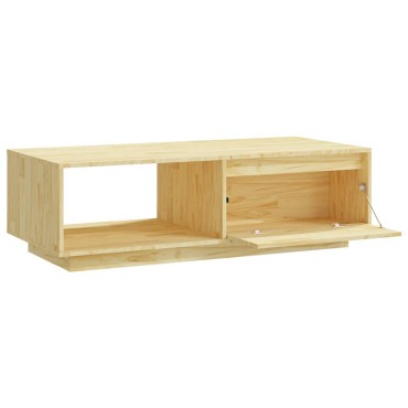vidaXL Τραπεζάκι Σαλονιού 110x50x33,5cm από Μασίφ Ξύλο Πεύκου 1 τεμ.