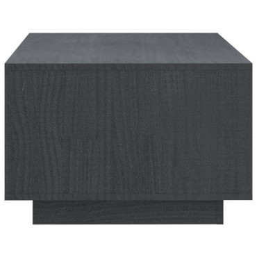 vidaXL Τραπεζάκι Σαλονιού Γκρι 110x50x33,5cm από Μασίφ Ξύλο Πεύκου 1 τεμ.