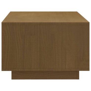 vidaXL Τραπεζάκι Σαλονιού Καφέ Μελί 110x50x33,5cm Μασίφ Ξύλο Πεύκου 1 τεμ.