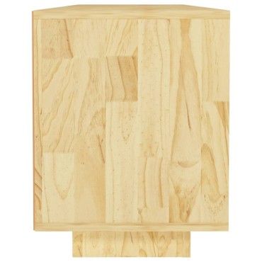 vidaXL Έπιπλο Τηλεόρασης 110x30x40cm από Μασίφ Ξύλο Πεύκου