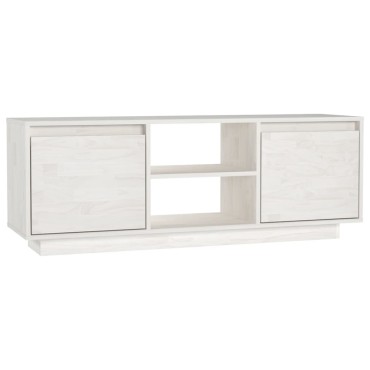 vidaXL Έπιπλο Τηλεόρασης 110x30x40cm από Μασίφ Ξύλο Πεύκου