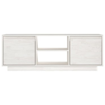 vidaXL Έπιπλο Τηλεόρασης 110x30x40cm από Μασίφ Ξύλο Πεύκου