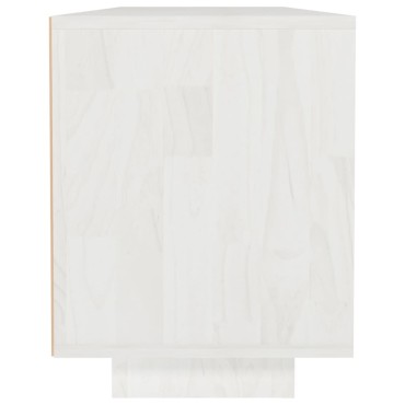 vidaXL Έπιπλο Τηλεόρασης 110x30x40cm από Μασίφ Ξύλο Πεύκου