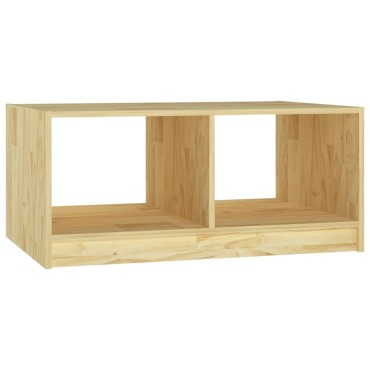 vidaXL Τραπεζάκι Σαλονιού 75x50x33,5cm από Μασίφ Ξύλο Πεύκου 1 τεμ.
