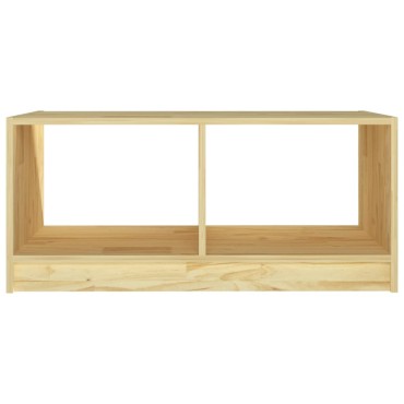 vidaXL Τραπεζάκι Σαλονιού 75x50x33,5cm από Μασίφ Ξύλο Πεύκου 1 τεμ.