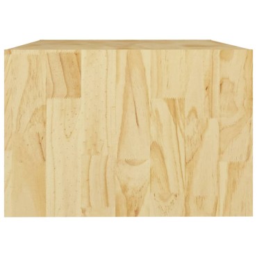 vidaXL Τραπεζάκι Σαλονιού 75x50x33,5cm από Μασίφ Ξύλο Πεύκου 1 τεμ.
