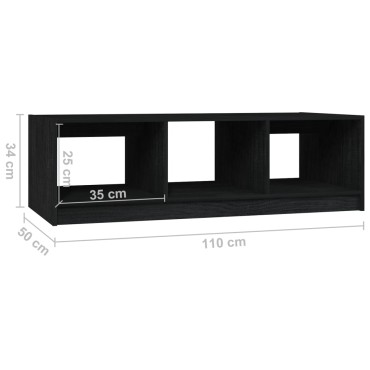 vidaXL Τραπεζάκι Σαλονιού 110x50x34cm από Μασίφ Ξύλο Πεύκου 1 τεμ.