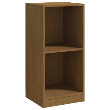 vidaXL Βοηθητικό Ντουλάπι Καφέ Μελί 35,5x33,5x76cm Μασίφ Ξύλο Πεύκου 1 τεμ.
