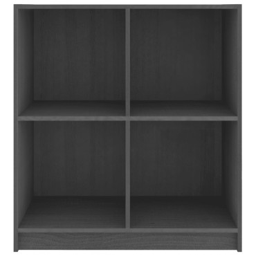vidaXL Μπουφές Γκρι 70x33x76cm από Μασίφ Ξύλο Πεύκου 1 τεμ.