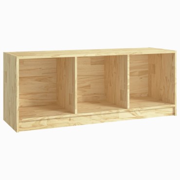 vidaXL Έπιπλο Τηλεόρασης 104x33x41cm από Μασίφ Ξύλο Πεύκου