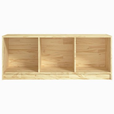vidaXL Έπιπλο Τηλεόρασης 104x33x41cm από Μασίφ Ξύλο Πεύκου