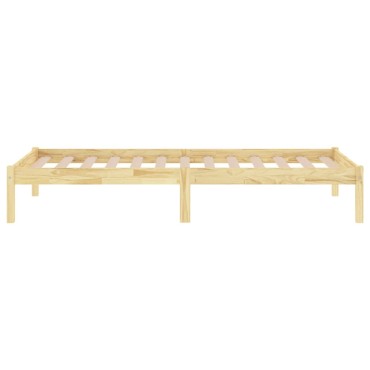 vidaXL Πλαίσιο Κρεβατιού 90x190cm από Μασίφ Ξύλο Single 1 τεμ. - Μονό