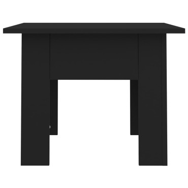 vidaXL Τραπεζάκι Σαλονιού Μαύρο 55x55x42cm Επεξεργασμένο Ξύλο 1 τεμ.