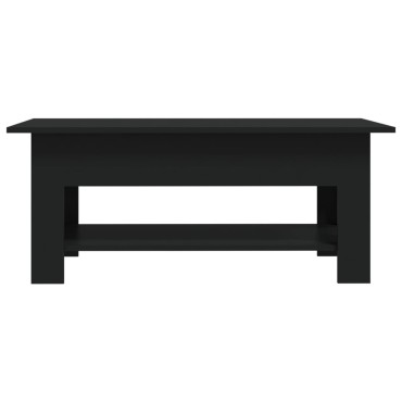 vidaXL Τραπεζάκι Σαλονιού Μαύρο 102x55x42cm από Επεξεργ. Ξύλο 1 τεμ.