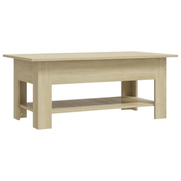 vidaXL Τραπεζάκι Σαλονιού Sonoma Δρυς 102x55x42cm Επεξεργασμένο Ξύλο 1 τεμ.