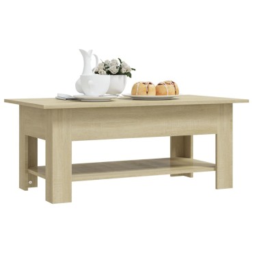 vidaXL Τραπεζάκι Σαλονιού Sonoma Δρυς 102x55x42cm Επεξεργασμένο Ξύλο 1 τεμ.