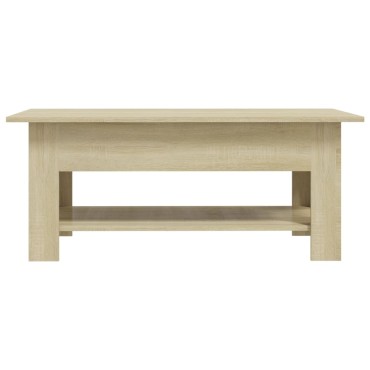 vidaXL Τραπεζάκι Σαλονιού Sonoma Δρυς 102x55x42cm Επεξεργασμένο Ξύλο 1 τεμ.