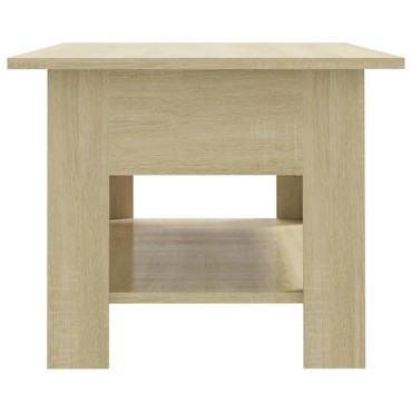 vidaXL Τραπεζάκι Σαλονιού Sonoma Δρυς 102x55x42cm Επεξεργασμένο Ξύλο 1 τεμ.