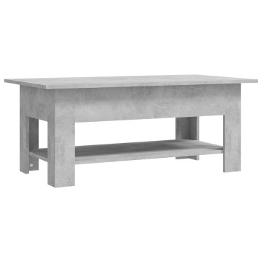vidaXL Τραπεζάκι Σαλονιού Γκρι Σκυρ. 102x55x42cm Επεξεργασμένο Ξύλο 1 τεμ.