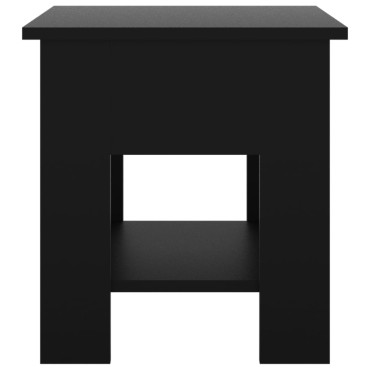 vidaXL Τραπεζάκι Σαλονιού Μαύρο 40x40x42cm από Επεξ. Ξύλο 1 τεμ.