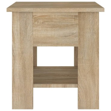 vidaXL Τραπεζάκι Σαλονιού Sonoma Δρυς 40x40x42cm από Συνθ. Ξύλο 1 τεμ.