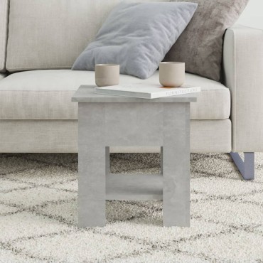 vidaXL Τραπεζάκι Σαλονιού Γκρι Σκυρ. 40x40x42cm από Συνθετικό Ξύλο 1 τεμ.