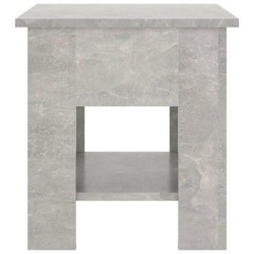 vidaXL Τραπεζάκι Σαλονιού Γκρι Σκυρ. 40x40x42cm από Συνθετικό Ξύλο 1 τεμ.