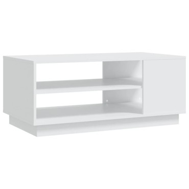 vidaXL Τραπεζάκι Σαλονιού Λευκό 102x55x43cm από Μοριοσανίδα 1 τεμ.