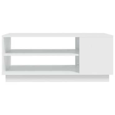 vidaXL Τραπεζάκι Σαλονιού Λευκό 102x55x43cm από Μοριοσανίδα 1 τεμ.