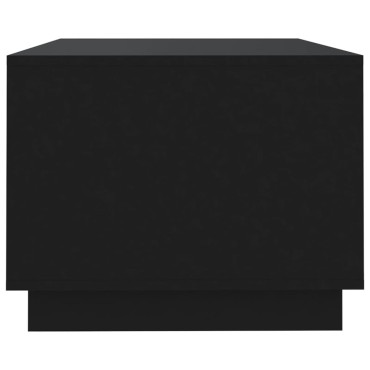 vidaXL Τραπεζάκι Σαλονιού Μαύρο 102x55x43cm από Μοριοσανίδα 1 τεμ.