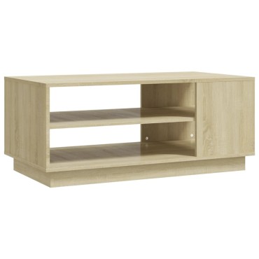 vidaXL Τραπεζάκι Σαλονιού Sonoma Δρυς 102x55x43cm Επεξεργασμένο Ξύλο 1 τεμ.