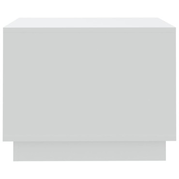 vidaXL Τραπεζάκι Σαλονιού Λευκό 55x55x43cm από Επεξεργ. Ξύλο 1 τεμ.