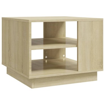 vidaXL Τραπεζάκι Σαλονιού Sonoma Δρυς 55x55x43cm Επεξεργασμένο Ξύλο 1 τεμ.
