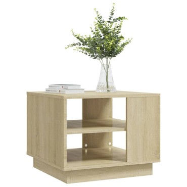vidaXL Τραπεζάκι Σαλονιού Sonoma Δρυς 55x55x43cm Επεξεργασμένο Ξύλο 1 τεμ.