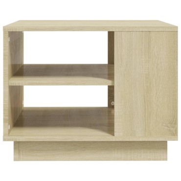 vidaXL Τραπεζάκι Σαλονιού Sonoma Δρυς 55x55x43cm Επεξεργασμένο Ξύλο 1 τεμ.
