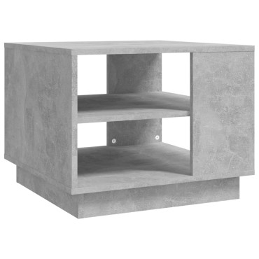 vidaXL Τραπεζάκι Σαλονιού Γκρι Σκυρ. 55x55x43cm Επεξεργασμένο Ξύλο 1 τεμ.