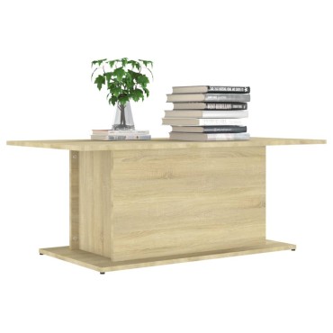 vidaXL Τραπεζάκι Σαλονιού Sonoma Δρυς 102x55,5x40cm Επεξεργ. Ξύλο 1 τεμ.