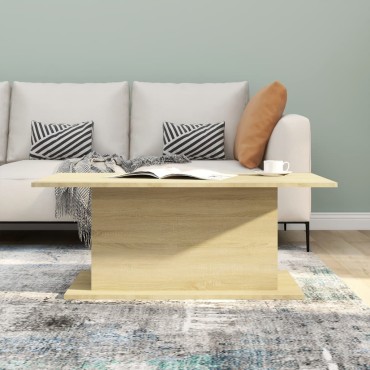 vidaXL Τραπεζάκι Σαλονιού Sonoma Δρυς 102x55,5x40cm Επεξεργ. Ξύλο 1 τεμ.