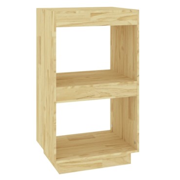 vidaXL Βιβλιοθήκη 40x35x71cm από Μασίφ Ξύλο Πεύκου 1 τεμ.