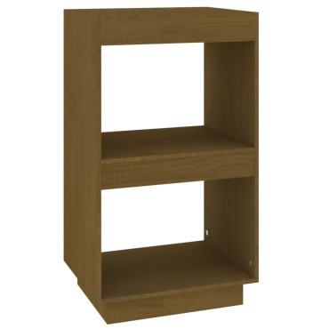 vidaXL Βιβλιοθήκη Μελί 40x35x71cm από Μασίφ Ξύλο Πεύκου 1 τεμ.