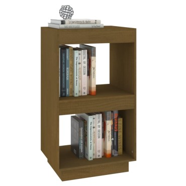 vidaXL Βιβλιοθήκη Μελί 40x35x71cm από Μασίφ Ξύλο Πεύκου 1 τεμ.