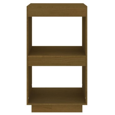 vidaXL Βιβλιοθήκη Μελί 40x35x71cm από Μασίφ Ξύλο Πεύκου 1 τεμ.