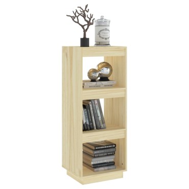 vidaXL Βιβλιοθήκη/Διαχωριστικό Χώρου 40x35x103cm Μασίφ Ξύλο Πεύκου 1 τεμ.
