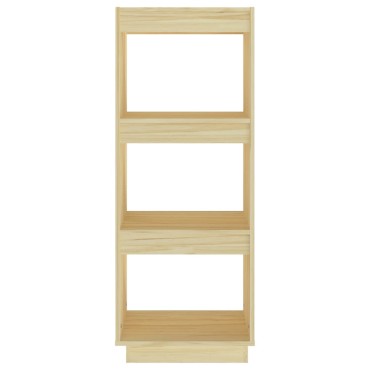 vidaXL Βιβλιοθήκη/Διαχωριστικό Χώρου 40x35x103cm Μασίφ Ξύλο Πεύκου 1 τεμ.