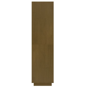 vidaXL Βιβλιοθήκη/Διαχωριστικό Χώρου Μελί 40x35x135cm Μασίφ Πεύκο 1 τεμ.