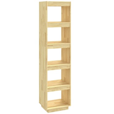 vidaXL Βιβλιοθήκη/Διαχωριστικό Χώρου 40x35x167cm Μασίφ Ξύλο Πεύκου 1 τεμ.
