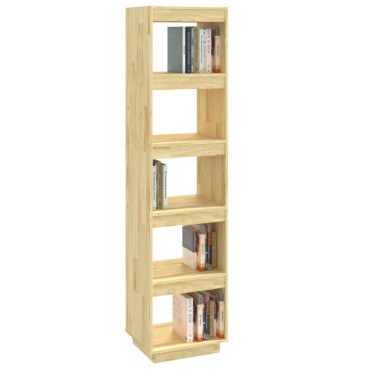 vidaXL Βιβλιοθήκη/Διαχωριστικό Χώρου 40x35x167cm Μασίφ Ξύλο Πεύκου 1 τεμ.
