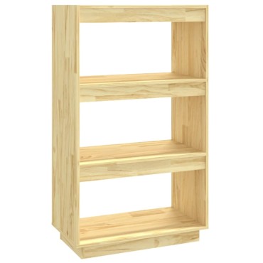 vidaXL Βιβλιοθήκη/Διαχωριστικό Χώρου 60x35x103cm Μασίφ Ξύλο Πεύκου 1 τεμ.