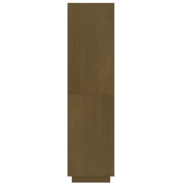 vidaXL Βιβλιοθήκη/Διαχωριστικό Χώρου Μελί 60x35x135cm Μασίφ Πεύκο 1 τεμ.