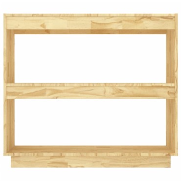 vidaXL Βιβλιοθήκη 80x35x71cm από Μασίφ Ξύλο Πεύκου 1 τεμ.